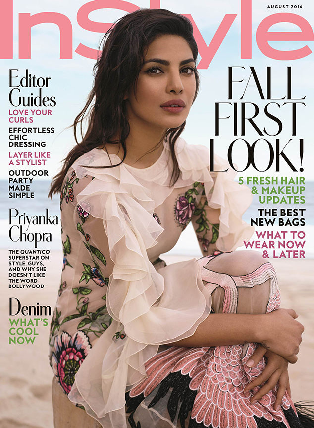 Priyanka Chopra, InStyle Magazine, August 2016 Cover Priyanka Chopra, InStyle Magazine, August 2016 Cover